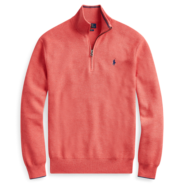 Cotton Mesh Quarter-Zip Jumper Polo Ralph Lauren 1