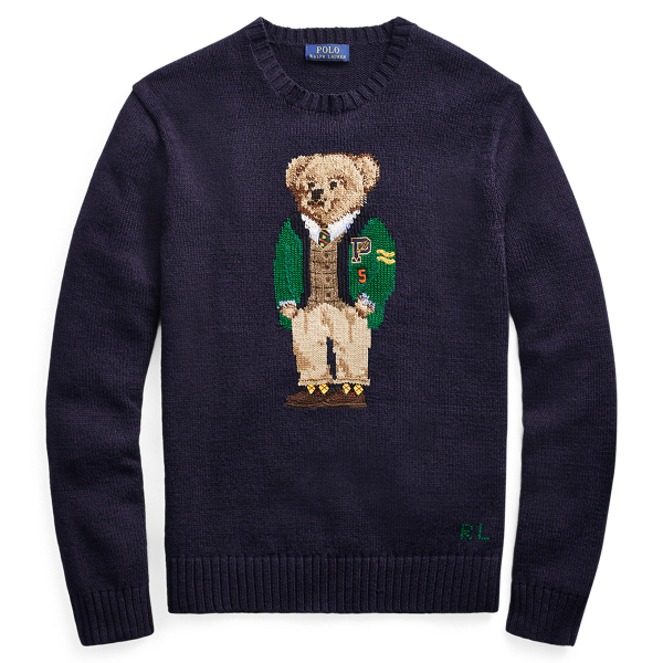 Navy University Polo Bear Sweater Polo Ralph Lauren 2