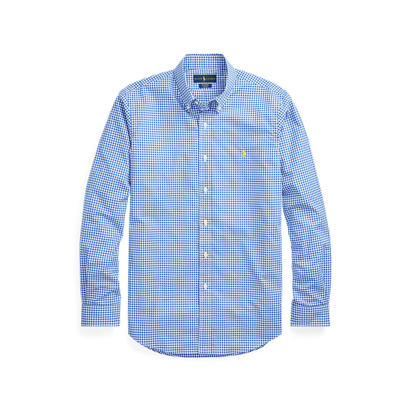 Chemise vichy cintr&eacute;e en popeline Polo Ralph Lauren en 1