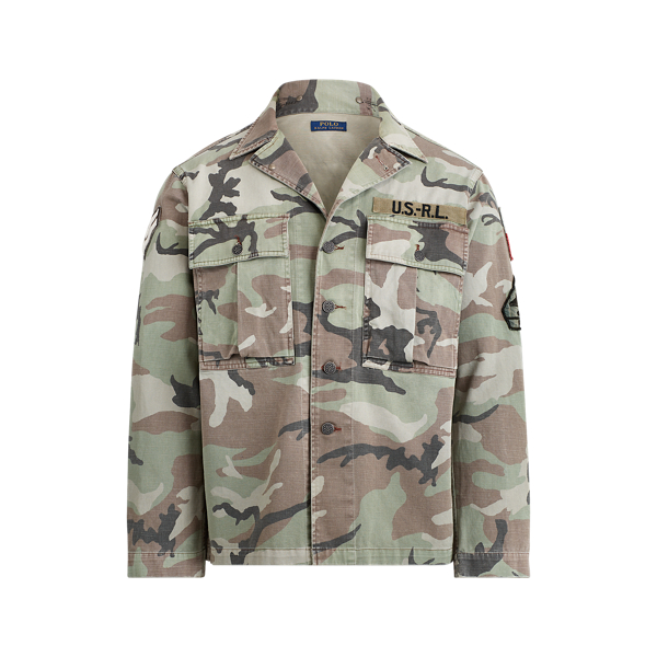 Camo Twill Graphic Overshirt Polo Ralph Lauren in 1