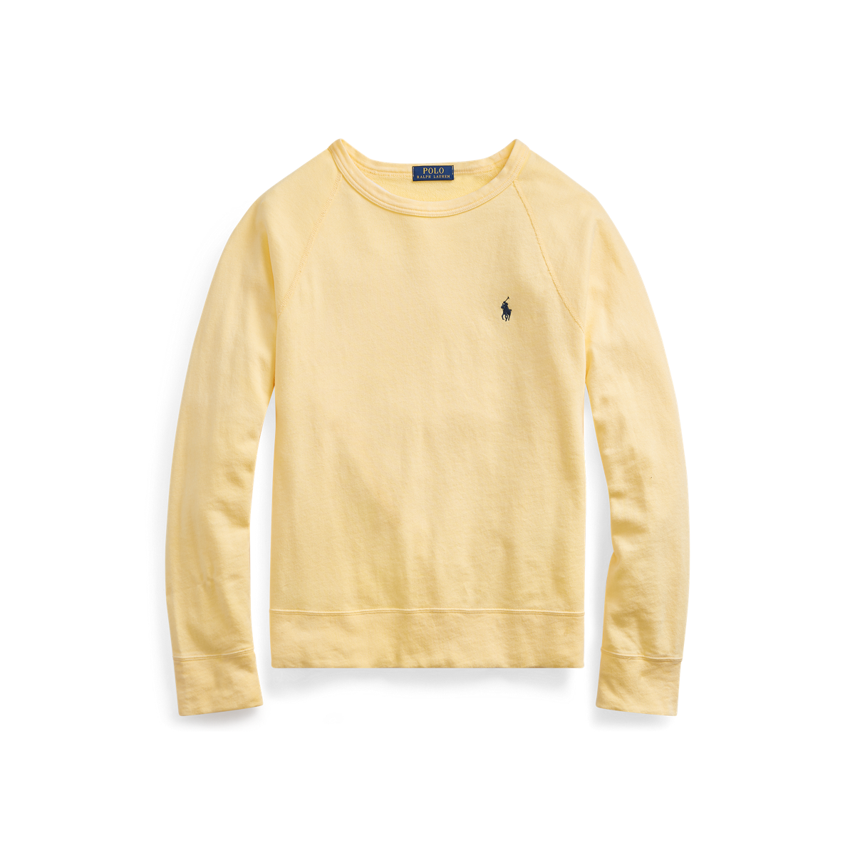 Ralph lauren cotton spa terry sweatshirt best sale