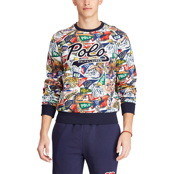 Multi Double-Knit&nbsp;Graphic Sweatshirt Polo Ralph Lauren 4