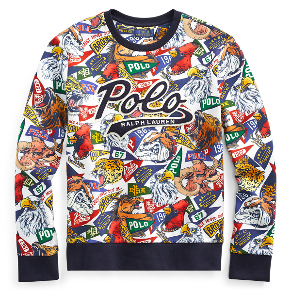 Double Knit Graphic Sweatshirt for Men Ralph Lauren CH
