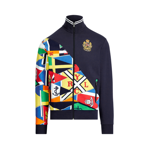 Flag Double-Knit Track Jacket Polo Ralph Lauren 1