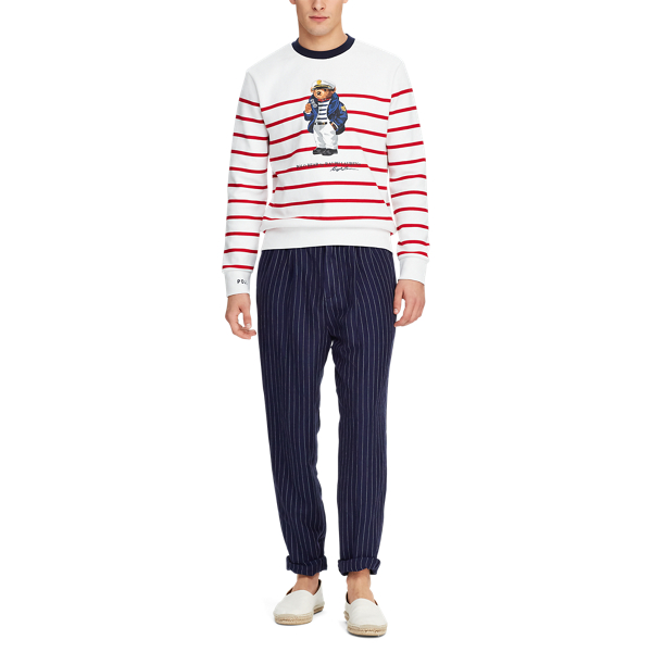 White/Red Sailor Bear Sweatshirt Polo Ralph Lauren 4