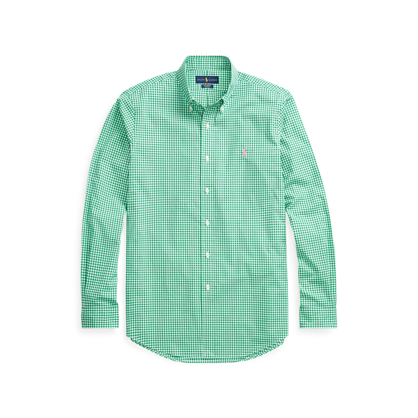 Chemise classique en popeline vichy