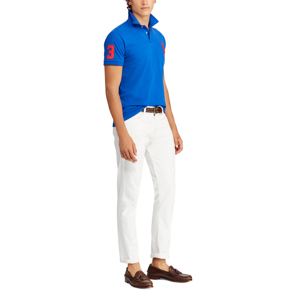 Blue Saturn Classic Fit Mesh Polo Shirt Big & Tall 2