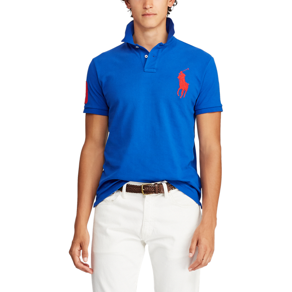 Blue Saturn Classic Fit Mesh Polo Shirt Big & Tall 3