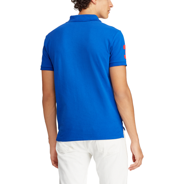 Blue Saturn Classic Fit Mesh Polo Shirt Big & Tall 4