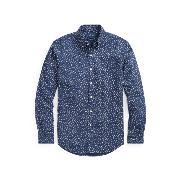 Slim Fit Floral Oxford Shirt