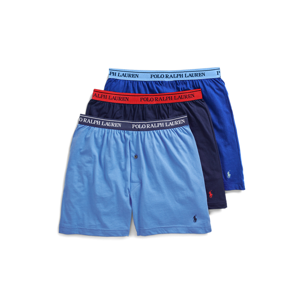 Blue Knit Boxer 3-Pack Polo Ralph Lauren 1