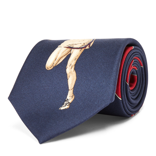 Print Silk Narrow Tie Polo Ralph Lauren in 1