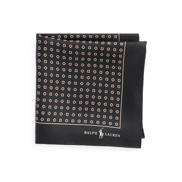 Neat Silk Pocket Square Polo Ralph Lauren em 1