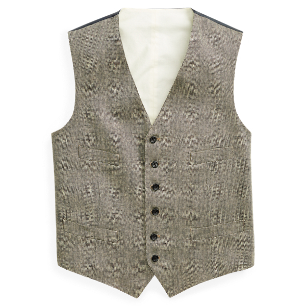 Gilet Polo en lin à chevrons Polo Ralph Lauren en 1