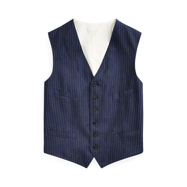 Polo Striped Linen Vest Polo Ralph Lauren 1