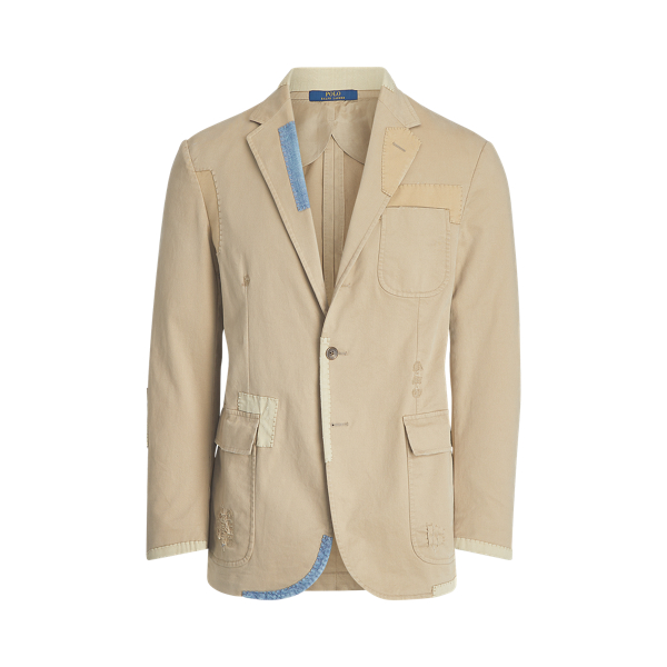 Veste de costume en chino vieilli