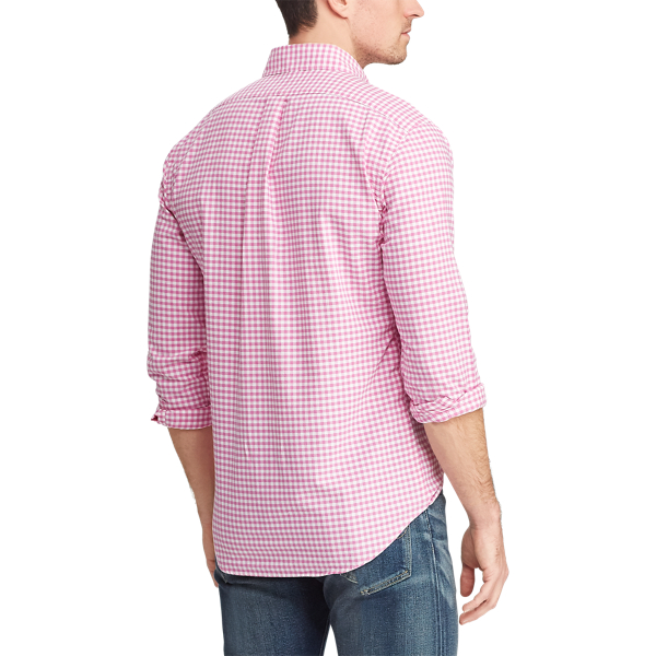 Classic-Fit Hemd mit Gingankaro Polo Ralph Lauren in Rose/White 6