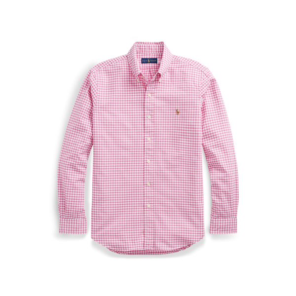 Classic-Fit Hemd mit Gingankaro Polo Ralph Lauren in Rose/White 2