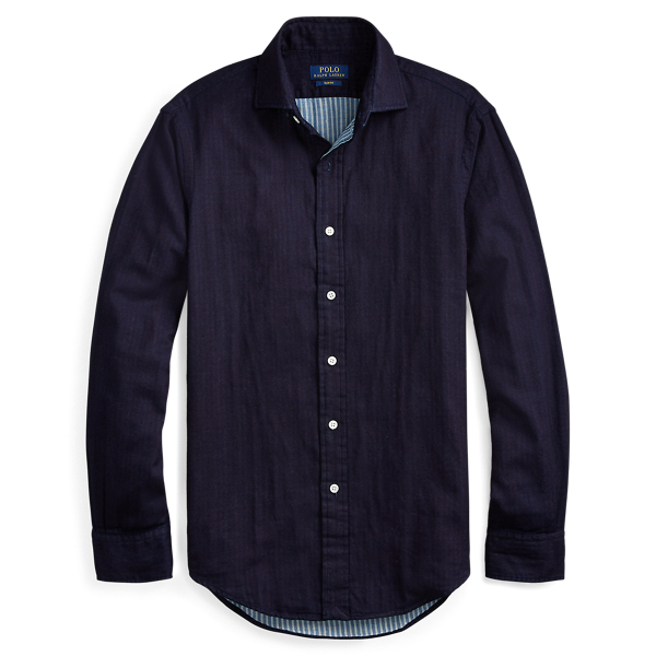 Slim Fit Double-Faced Shirt Polo Ralph Lauren 1