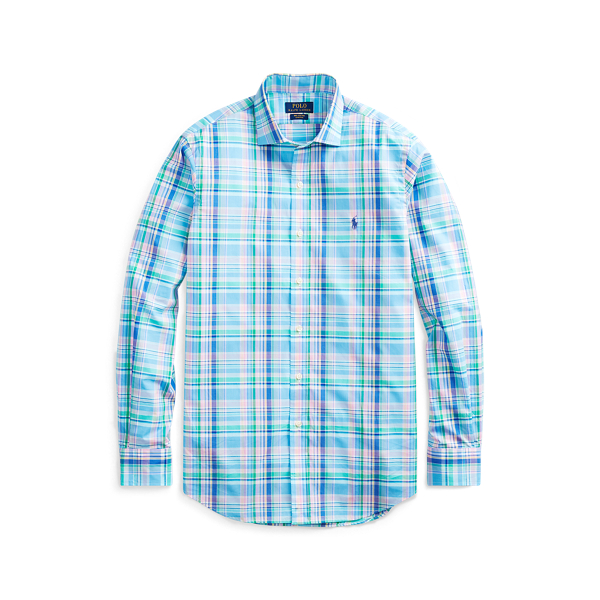 Classic Fit Plaid Poplin Shirt Big & Tall em 1