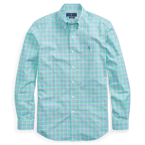 Classic Fit Plaid Poplin Shirt Big & Tall in 1