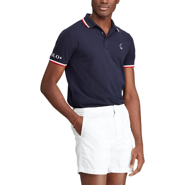 Aviator Navy Classic Fit Mesh Polo Shirt Big & Tall 3
