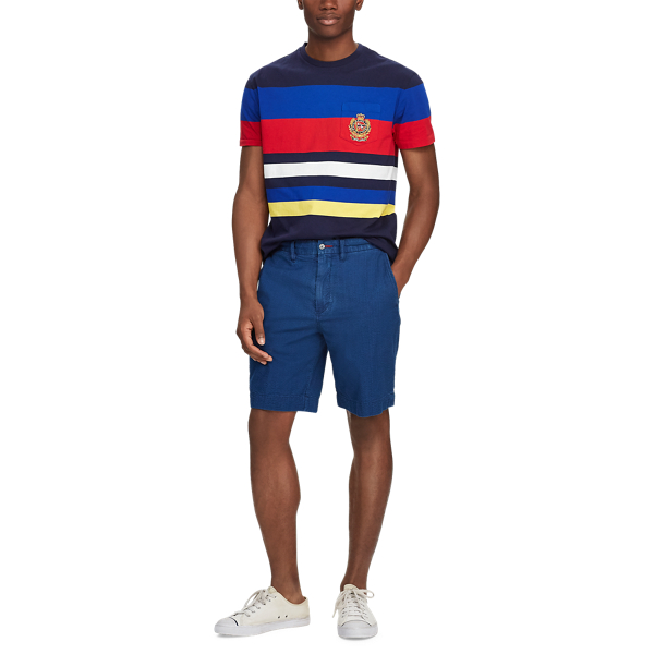 Indigo Seersucker Classic Fit Seersucker Short Big & Tall 2