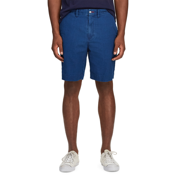 Indigo Seersucker Classic Fit Seersucker Short Big & Tall 3