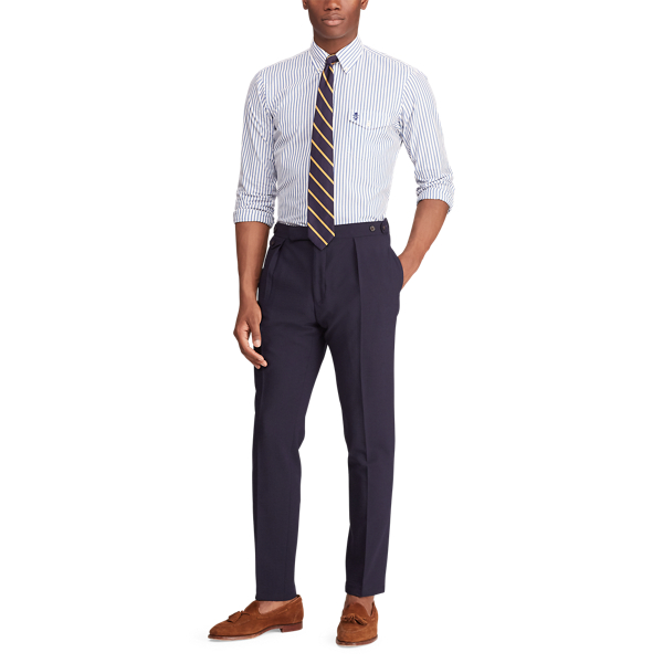 Navy Stretch Wool-Blend Trouser Polo Ralph Lauren 3