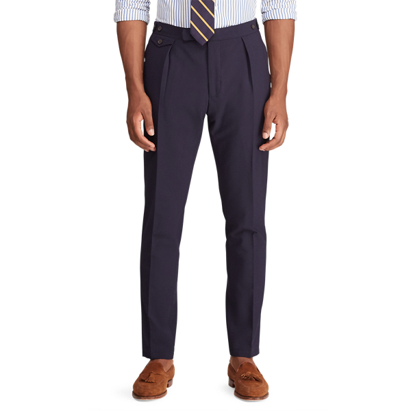 Navy Stretch Wool-Blend Trouser Polo Ralph Lauren 4
