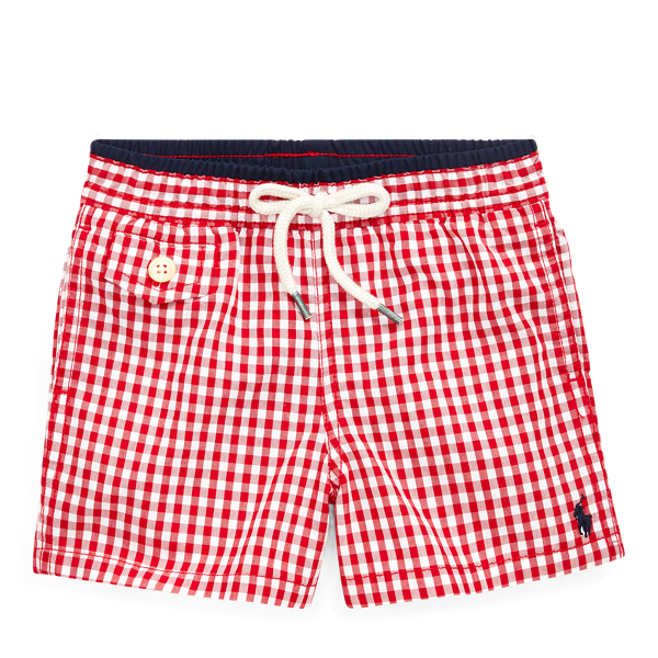 Traveller Gingham Swim Trunk Baby Boy 1