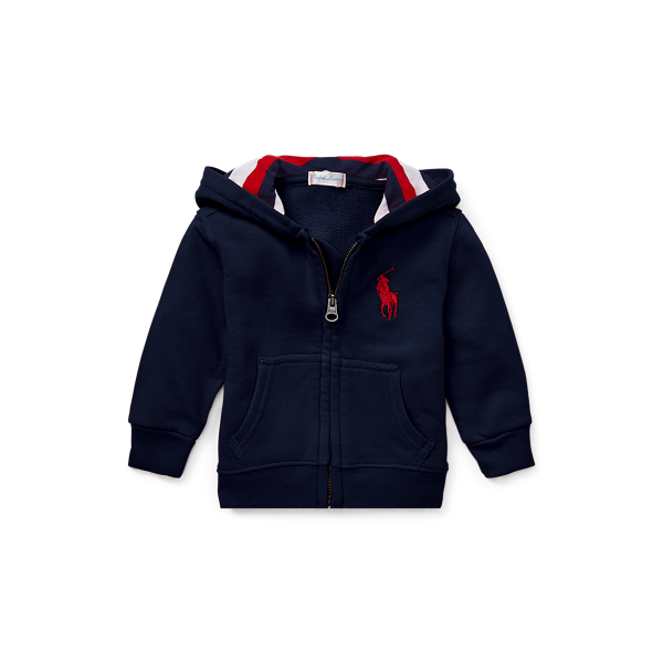 Cotton French Terry Hoodie Baby Boy 1
