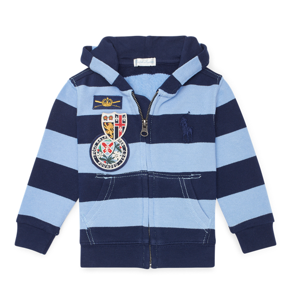 Cotton French Terry Hoodie Baby Boy 1