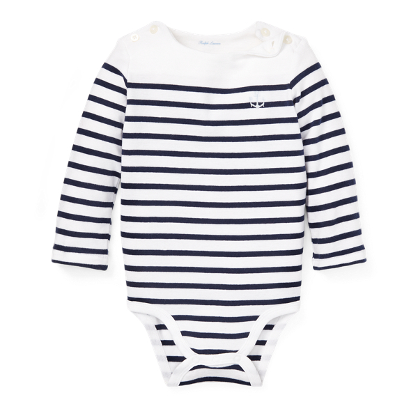 Striped Cotton Jersey Bodysuit Baby Boy 1