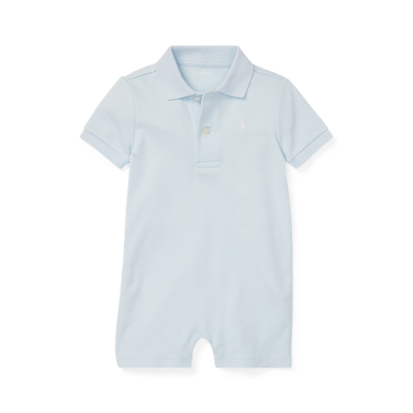Cotton Interlock Polo Shortall Baby Boy 1