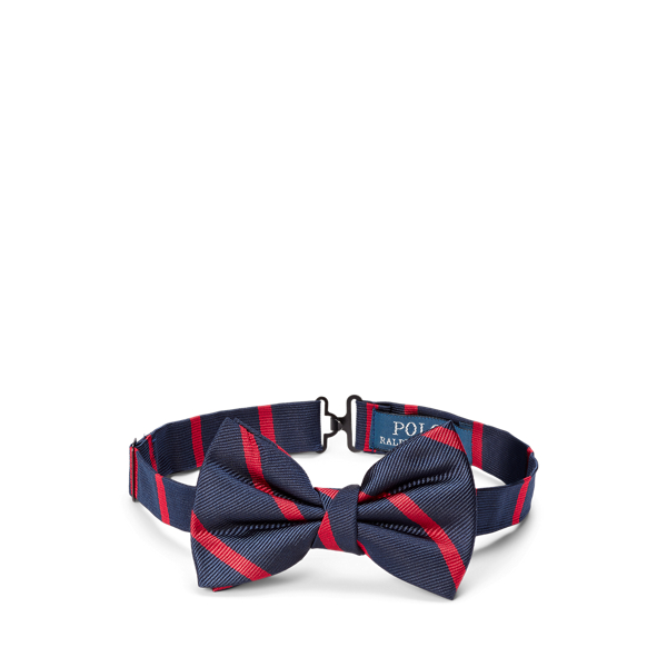 Striped Silk Repp Bow Tie Boys 6-14 Years 1