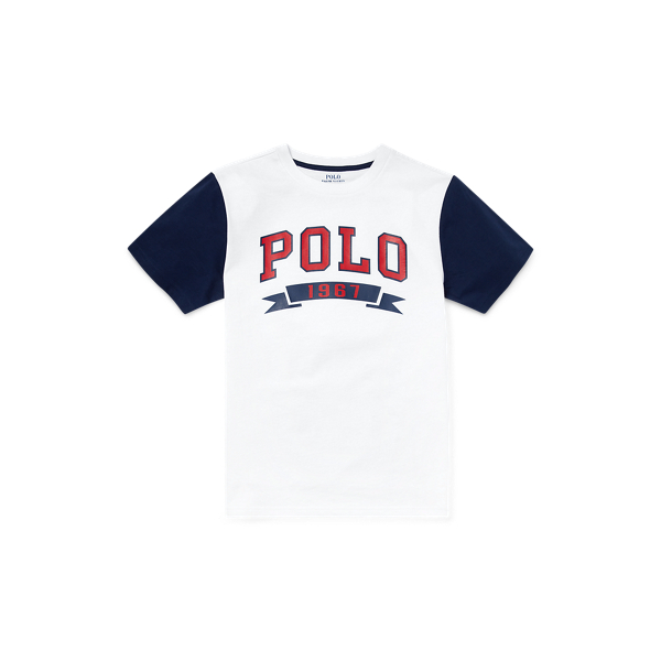 T-shirt graphique jersey de coton Boys 6-14 Years en 1