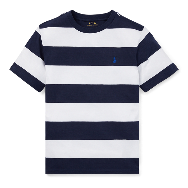 Striped Cotton Jersey Tee Boys 6-14 Years 1