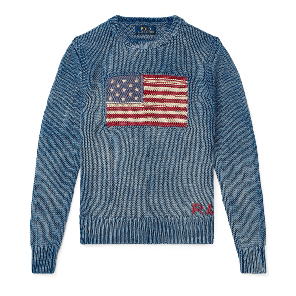 Maglia in cotone indaco Boys 6-14 Years in 1