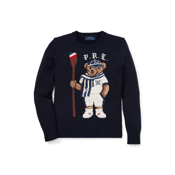 Rowing Bear Cotton Jumper Boys 6-14 Years 1