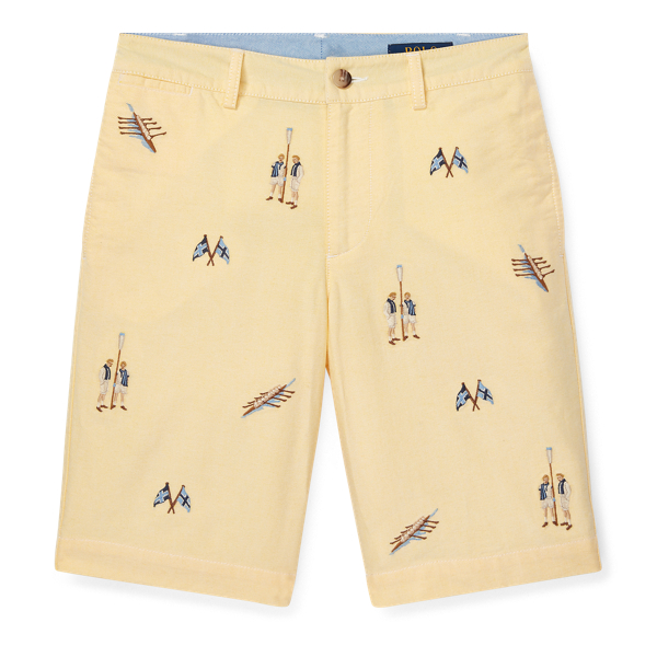 Short Oxford cintr&eacute; en coton Boys 6-14 Years en 1