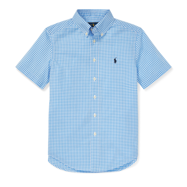 Gingham Cotton Poplin Shirt