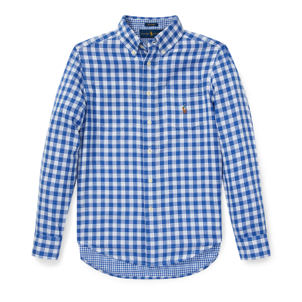 Camicia vichy double-face Boys 6-14 Years in 1