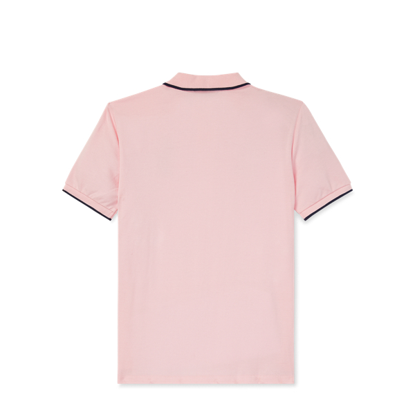 Carmel Pink Featherweight Cotton Mesh Polo Boys 6-14 Years 2