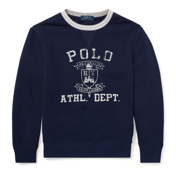 Twill Terry Graphic Sweatshirt Boys 6-14 Years em 1