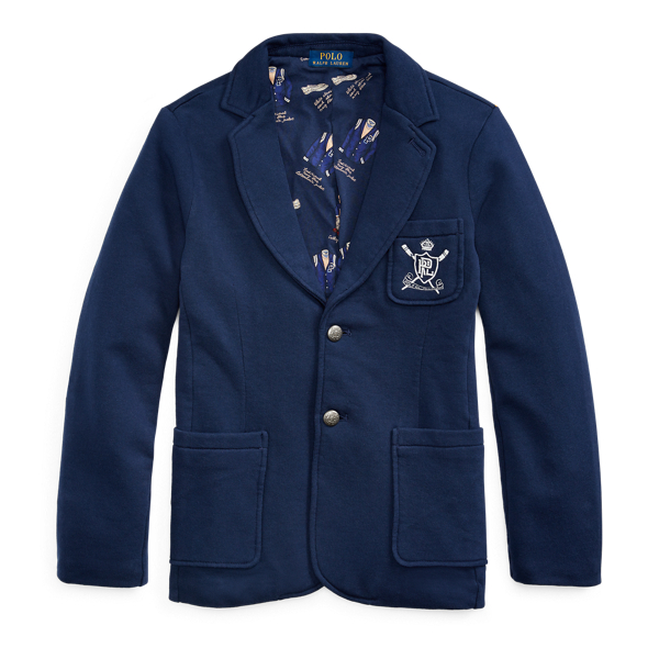 Brass-Button Terry Blazer Boys 6-14 Years 1