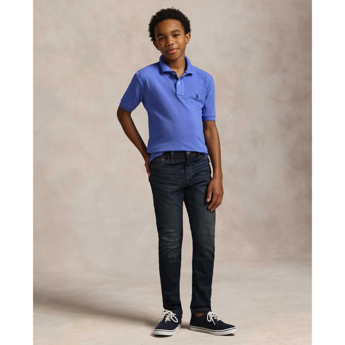 Детские джинсы Ralph Lauren Sullivan Slim Stretch, цвет: Варёный — фото 4