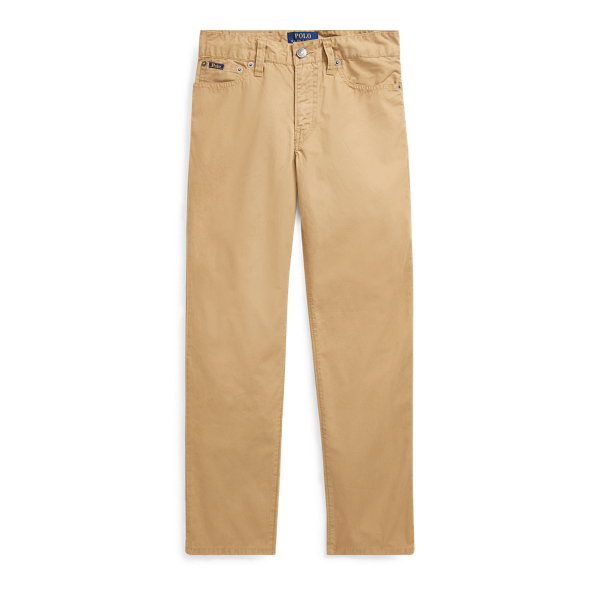 Slim-Fit Hose aus Baumwollpopeline