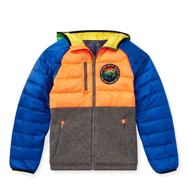 Hybrid Down Jacket Boys 6-14 Years in 1