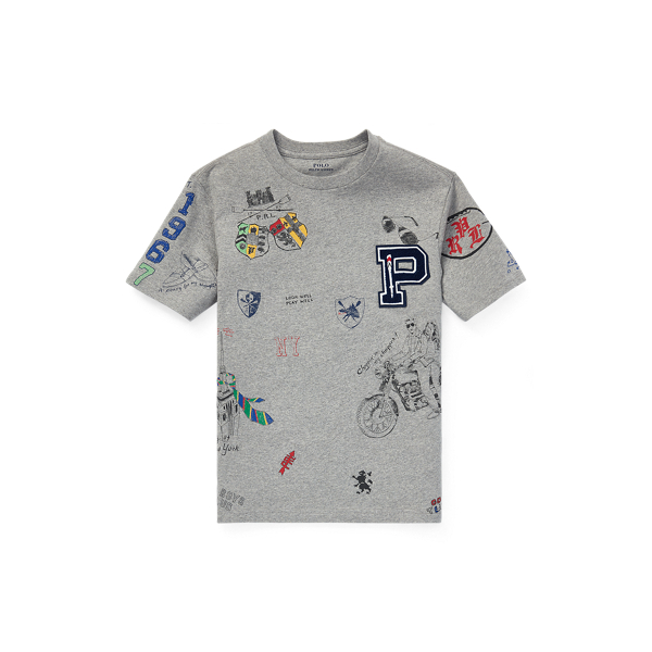 Cotton Jersey Graphic Tee Boys 6-14 Years 1